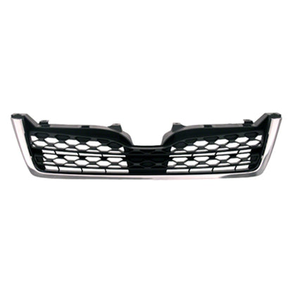 Replacement Gray Chrome/Matte Plastic Front Grille For 2014-2016 Subaru Forester