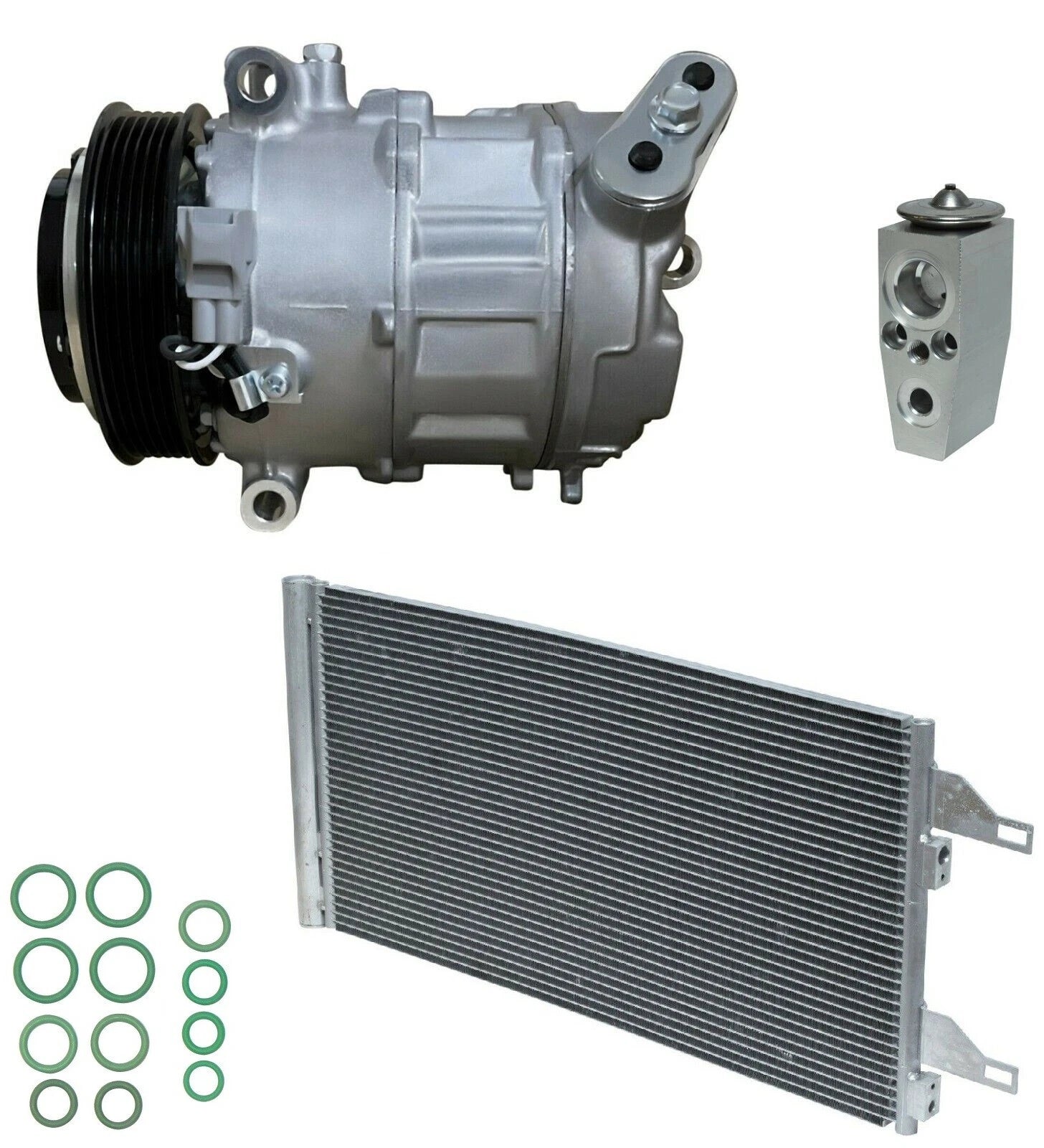 A C Compressor Kit With Condenser for Ram ProMaster 2500 3.6L (2014–2014)