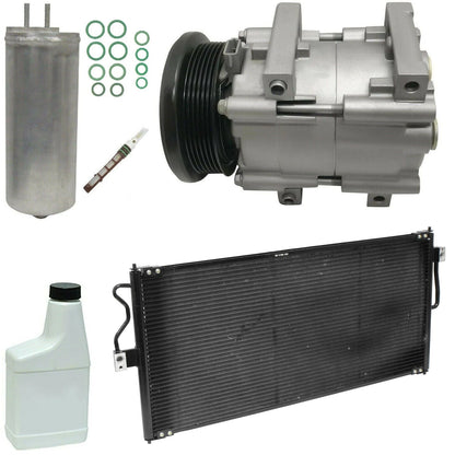 A C Compressor Kit Replacement with Condenser for Mazda 3 (2004–2010)