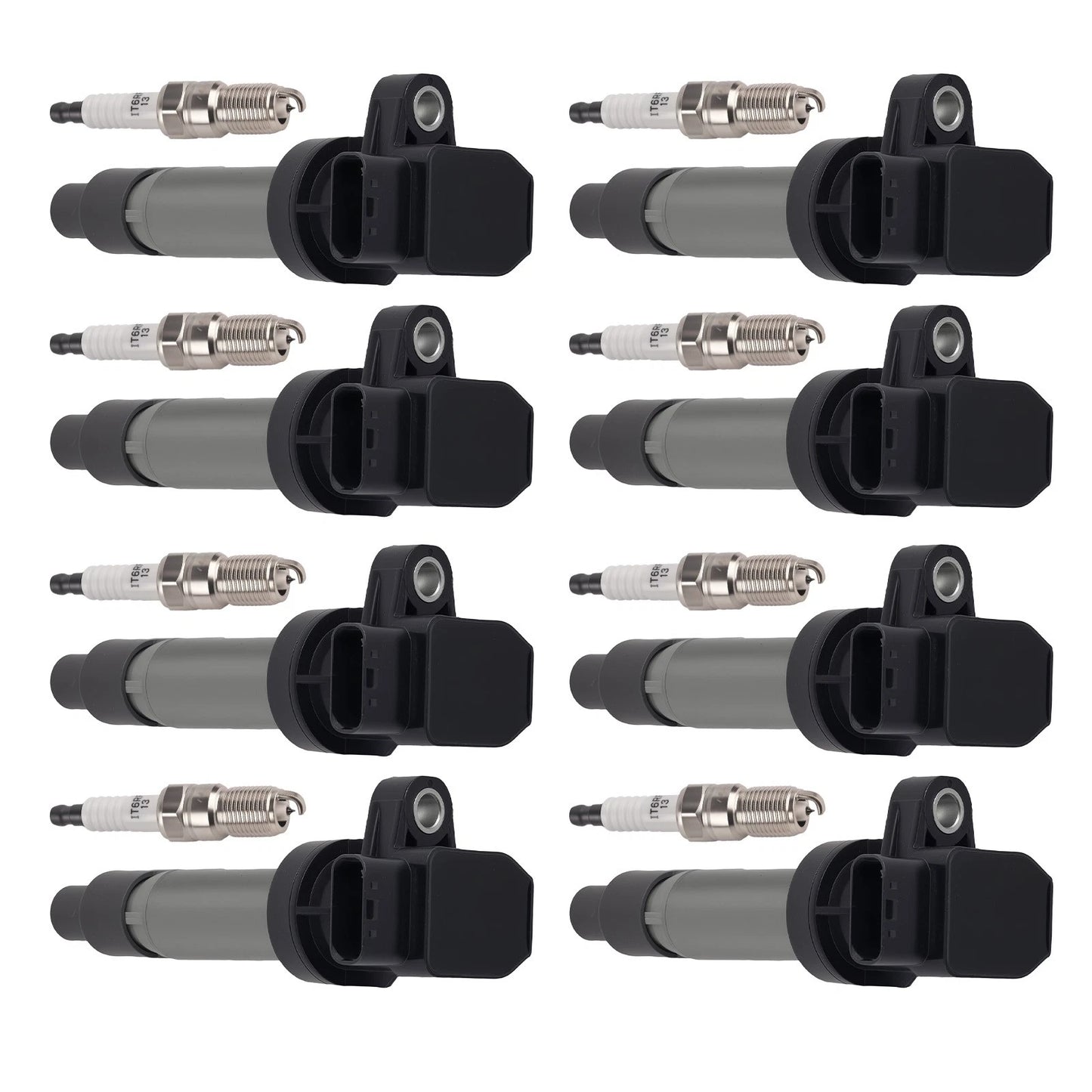 8x Ignition Coil and Spark Plug Kit for Cadillac XLR 4.6L V8 (2007–2009)