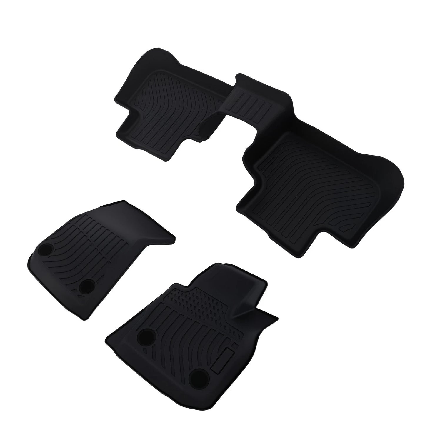 All-Weather Floor Mat Set for BMW X3/X4 (2018–2025) TPE Rubber Black