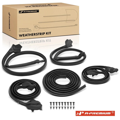 5X Weatherstrip Seals Kit for Chevy Camaro Pontiac Firebird (1970–1981)