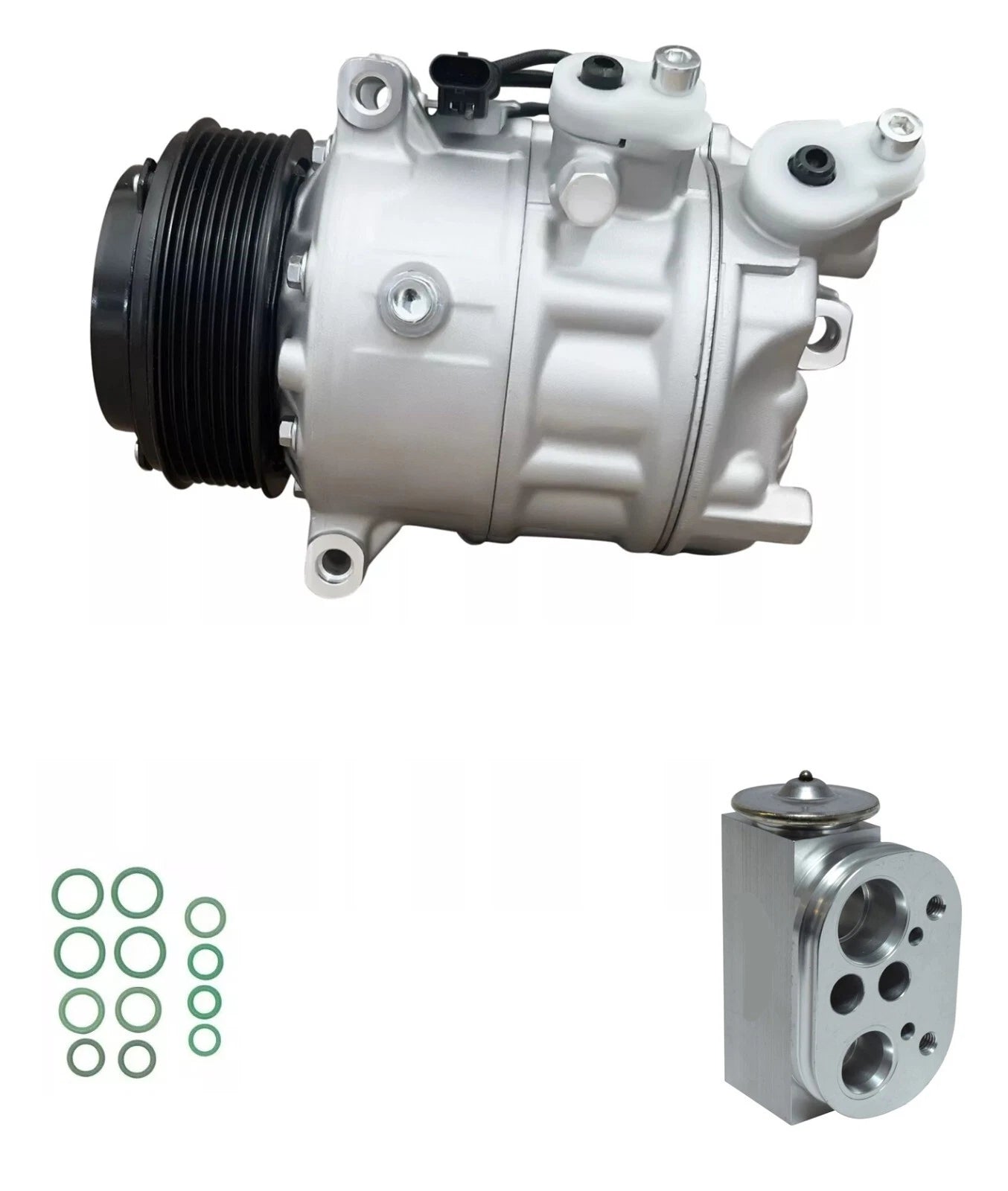 AC Compressor Kit Replacement for BMW 520i 2.0L V8 Turbo (2018–2018)
