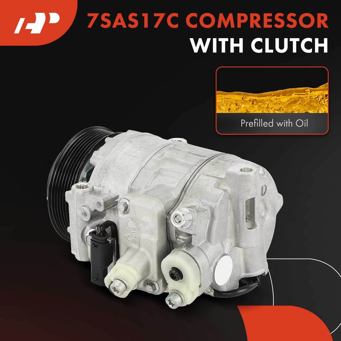 A/C Compressor with Clutch for Mercedes-Benz GLS350d (2017)