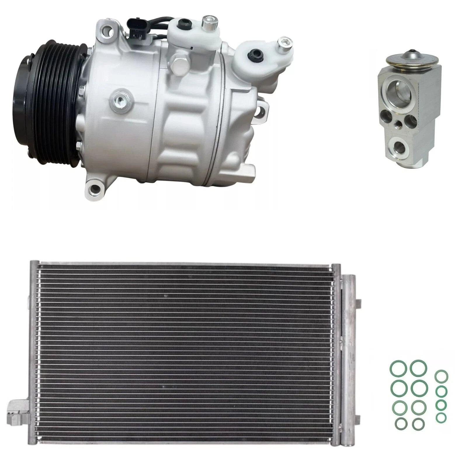 AC Compressor Kit With Condenser Replacement for BMW 750i 4.4L V8 (2019–2022)