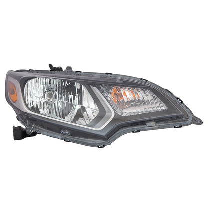 Headlight Assembly Replacement Driver Side Halogen for Honda Fit (2015–2017)