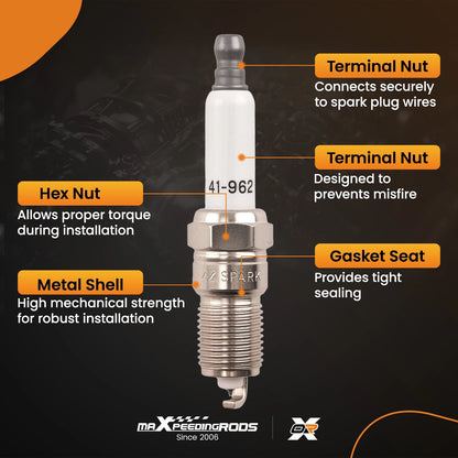 Iridium Spark Plugs for Chevy Corvette 5.7L 6.0L (1997–2004)