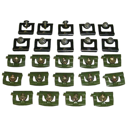 Replacement Front 24-Piece Reveal Moulding Clip Set (See compatibility Chart)