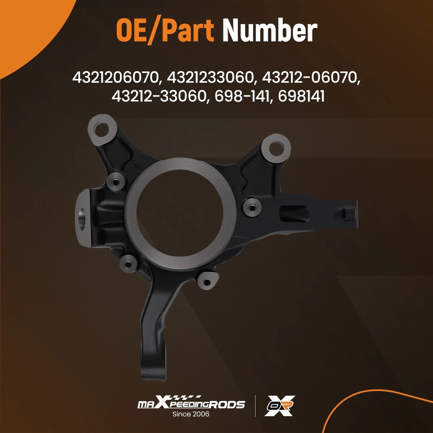 Front Left Steering Knuckle for Toyota Camry (1997–2001) Avalon Sienna