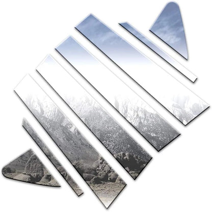 Luxury Chrome Pillar Post Trim Kit 8pc for Toyota Corolla (2009–2013)