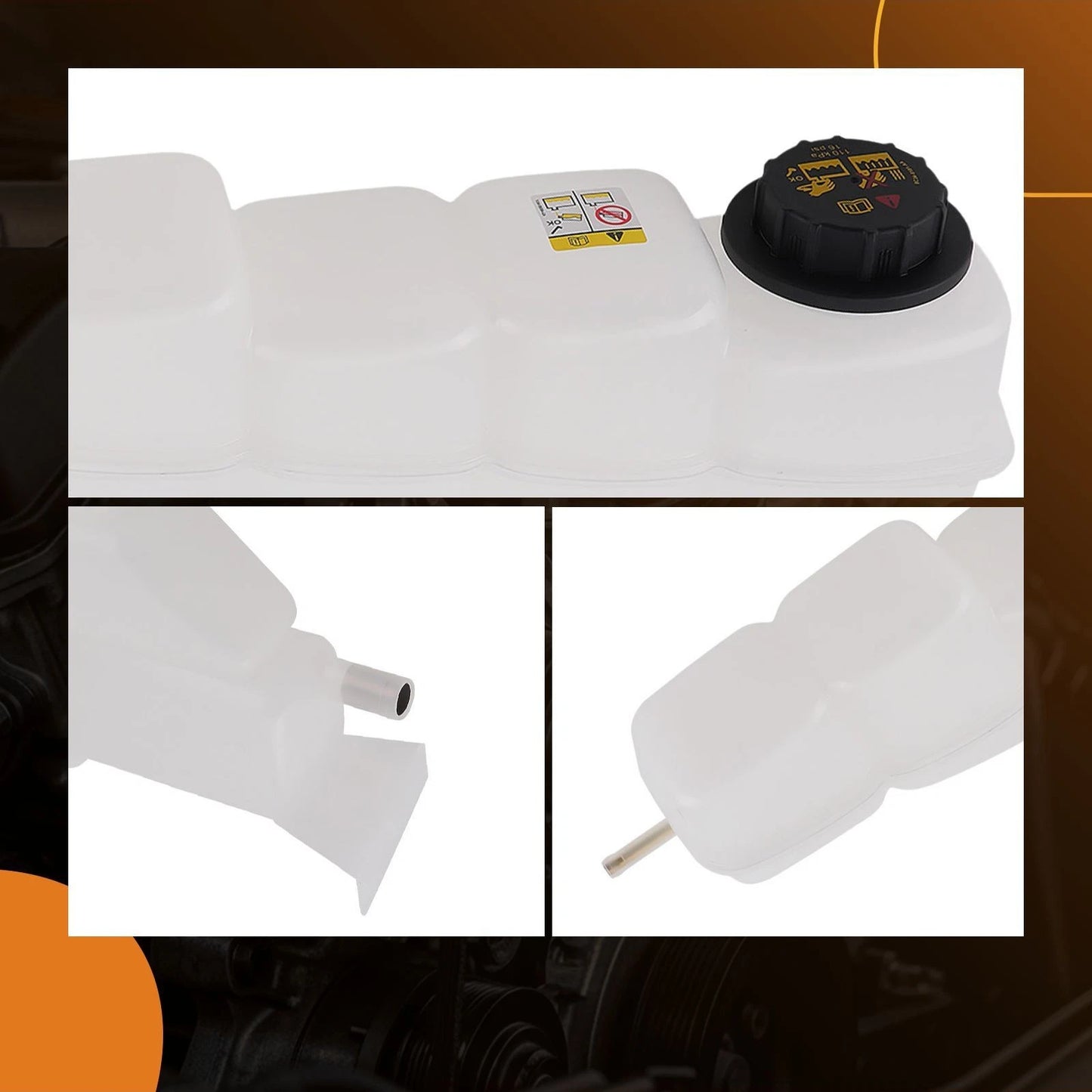 Coolant Recovery Bottle for Ford F-250 F-350 F-450 F-550 (1999–2003)