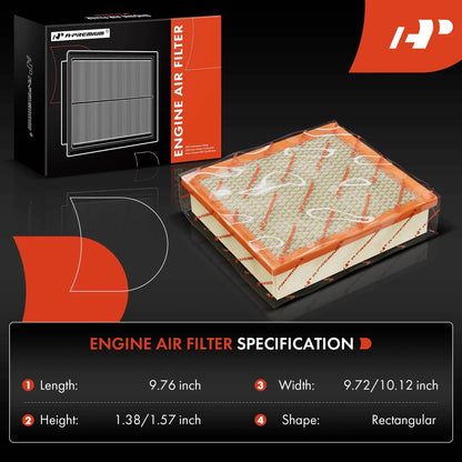2X Engine Air Filter for Buick Envision (2016–2020)