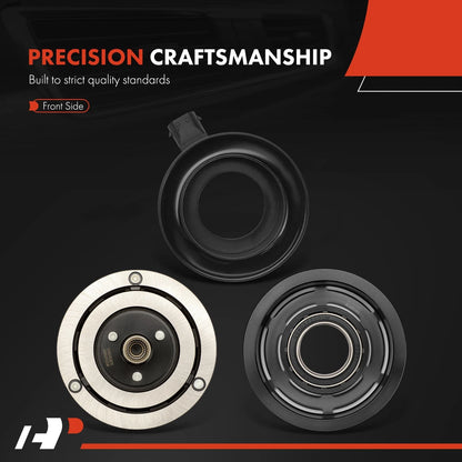 A/C Compressor Clutch Kit with 4-Groove Pulley for Chevy Spark (2009–2015)