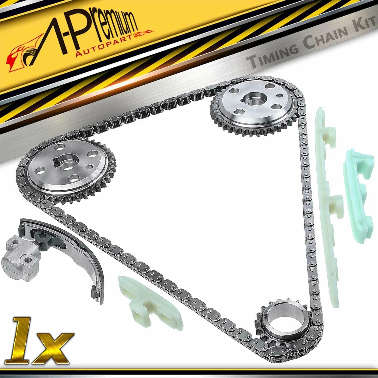 9x Timing Chain Kit for Chevrolet Malibu, Cavalier, Pontiac Sunfire (1997–2005)