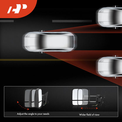 2X Power Towing Mirrors for Silverado 1500 (2007–2013)