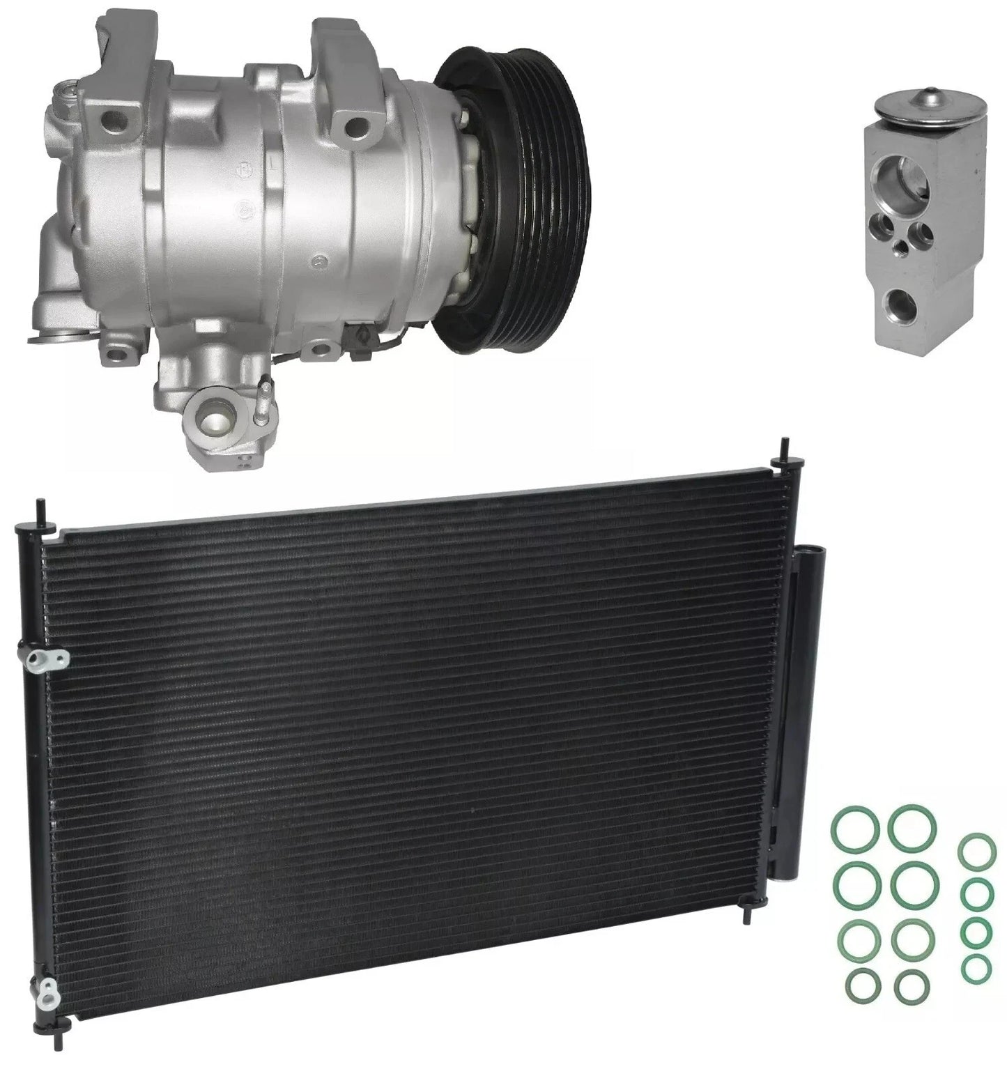 A C Compressor Kit with Condenser for Acura ZDX 3.7L V6 (2012–2013)