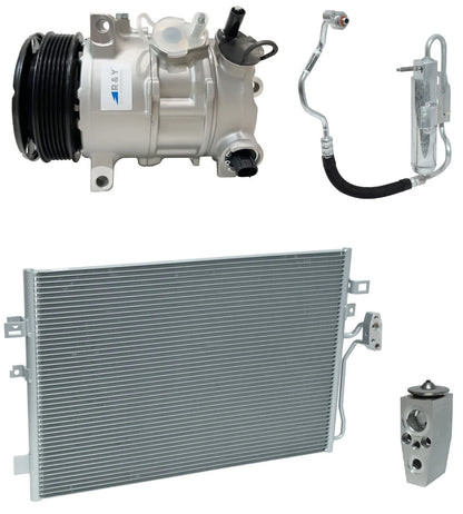 A C Compressor Kit With Condenser Fits Dodge Journey 2.4L (2014–2014)