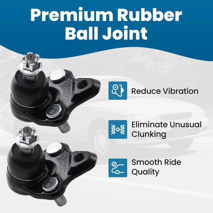 Front Tie Rod End & Sway Bar Ball Joint for Toyota Corolla (1996–2002)