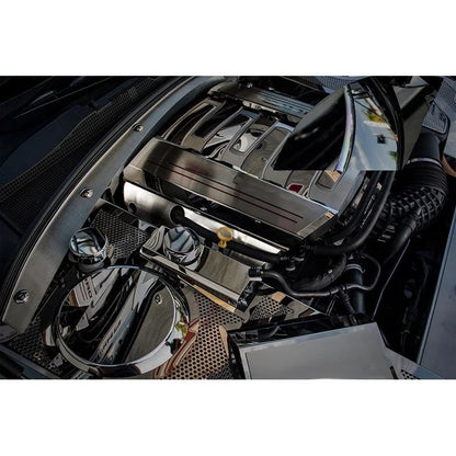 Lower Fuel Rail Covers Brushed Stainless Steel 2pc for 2016–2019 Chevy Camaro SS