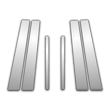 6Pc Chrome Pillar Post Covers for 09-14 Acura TL - Upgrade Your Auto P0966