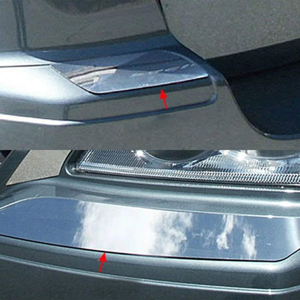 Bumper Cap Trim Set Stainless Front Rear for Chrysler Pacifica (2007–2008)