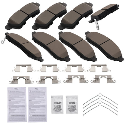 Front Ceramic Brake Pads for Suzuki Equator (2009–2012) and Nissan Xterra (2005–2015)