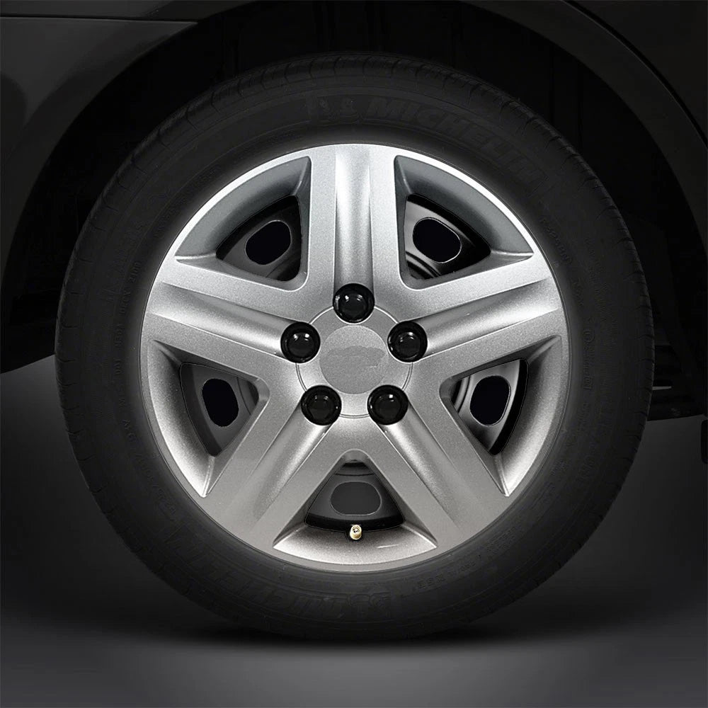17" Silver Deluxe Hubcaps/Wheel Covers (Set of 4) for Monte Carlo Style Look