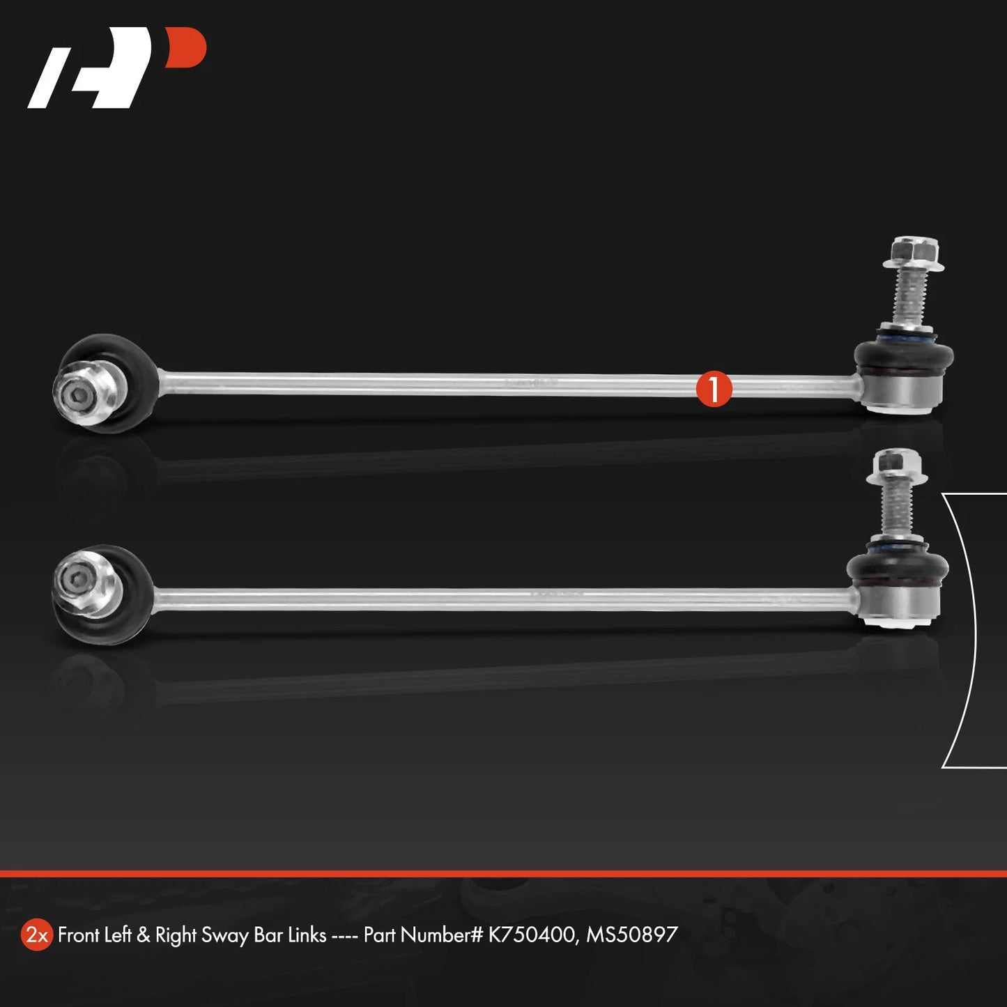 2X Front Side Stabilizer Bar Link for Buick LaCrosse Regal (2010–2017)