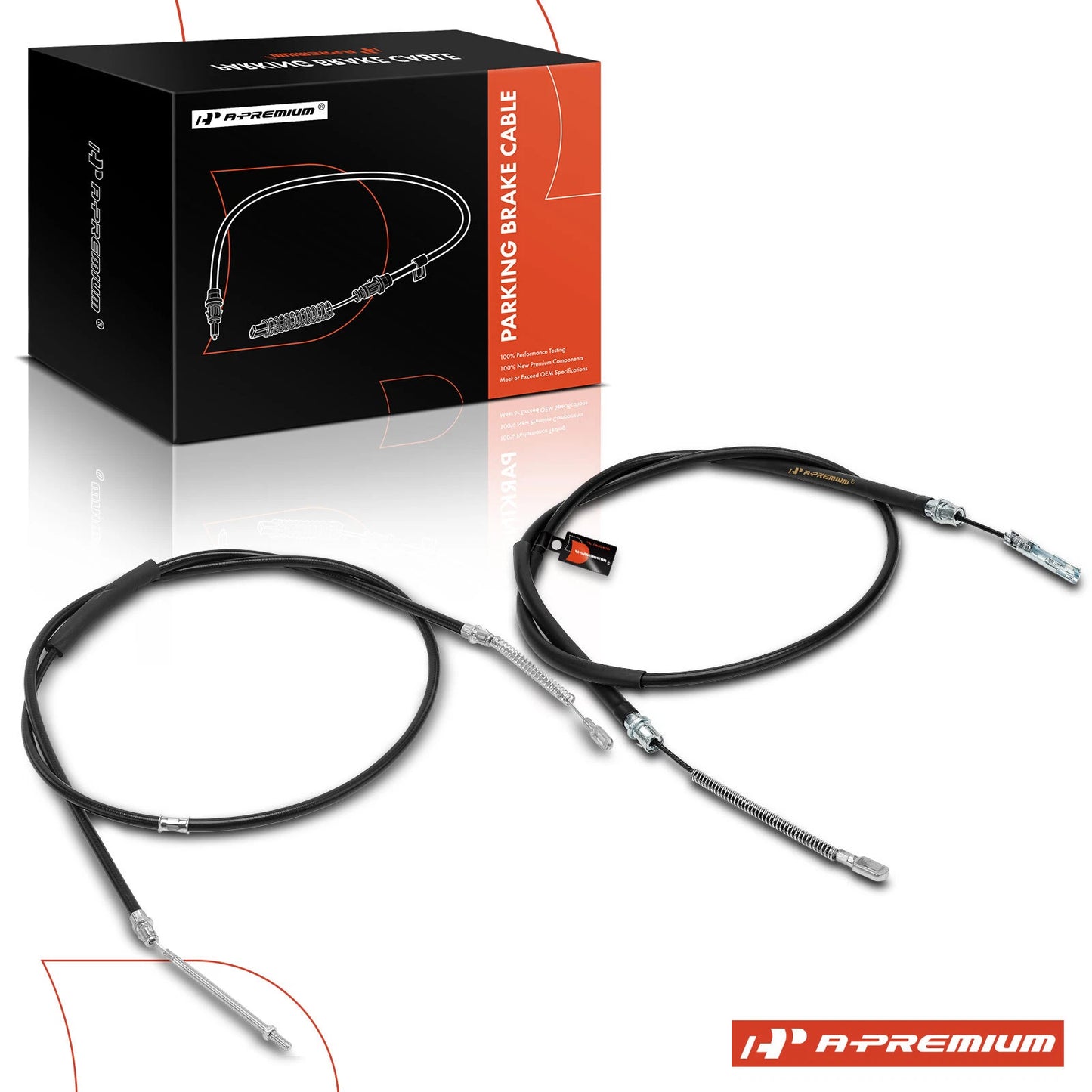 2Pcs Rear Parking Brake Cable for Chevrolet S10 GMC Sonoma (1998–1999)