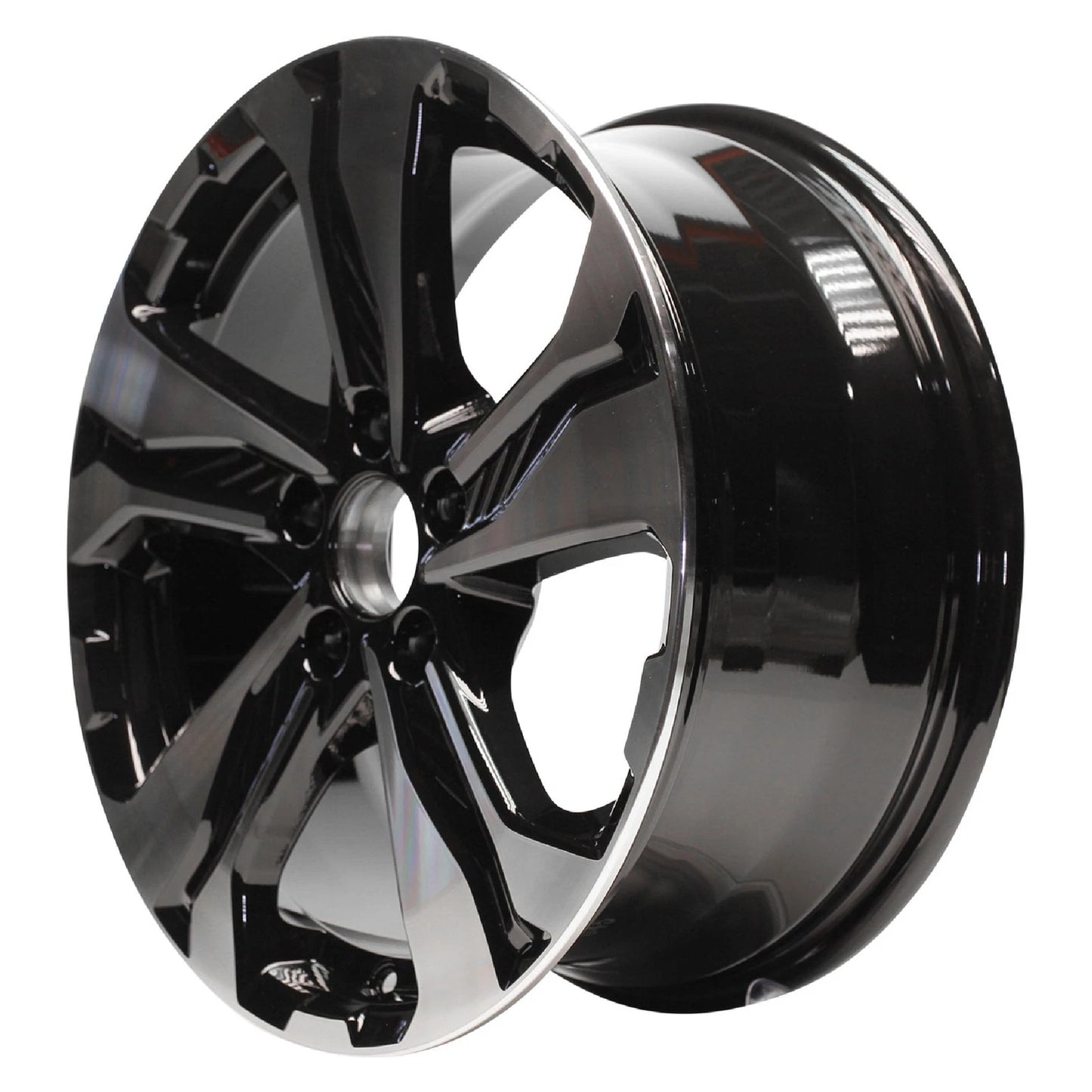 JTE Wheels Mach'd Black Inset Pockets 17 Inch Rim for Honda CR-V (2017–2018)