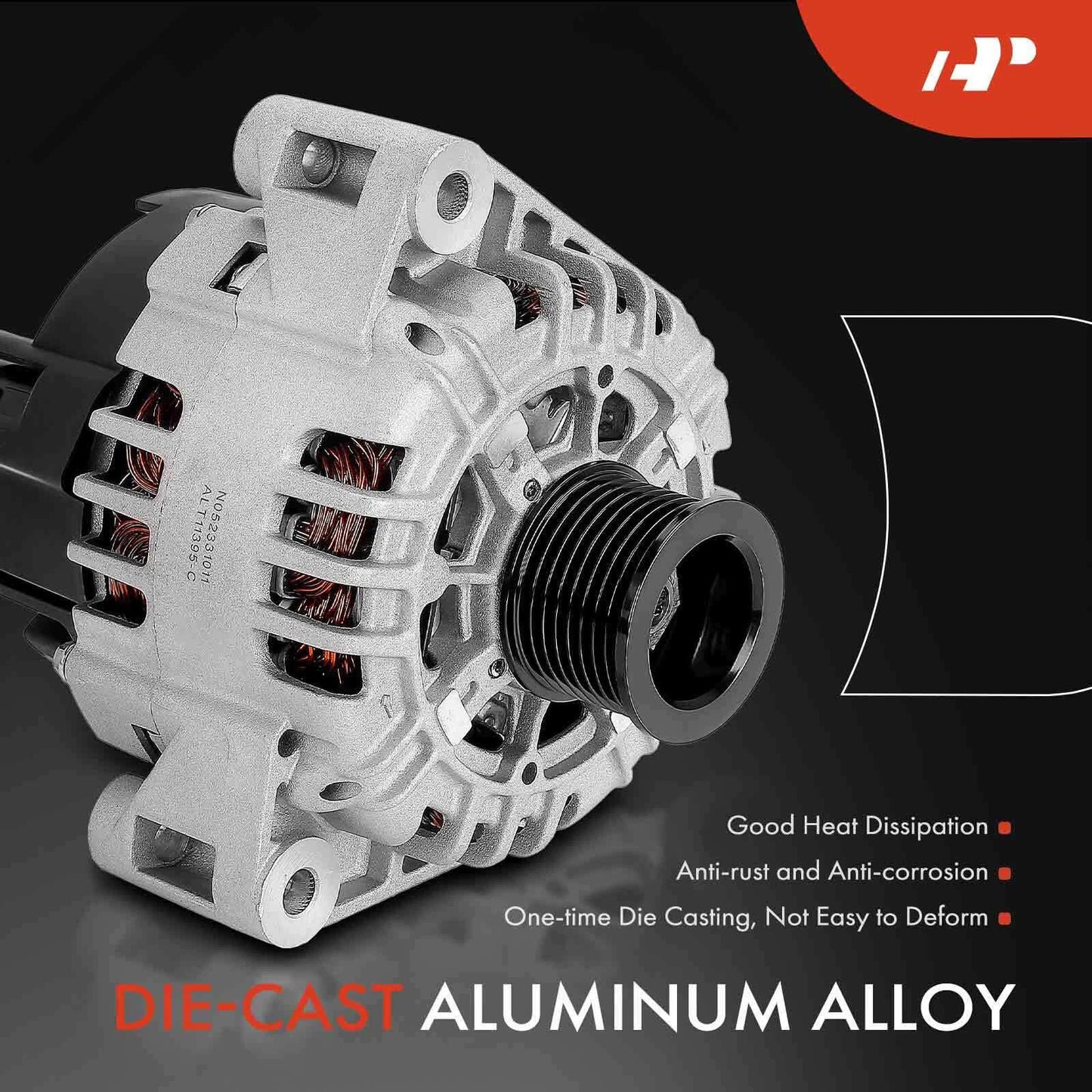 Alternator 120A 12V for Mercedes-Benz SLK32 AMG (2002–2004)