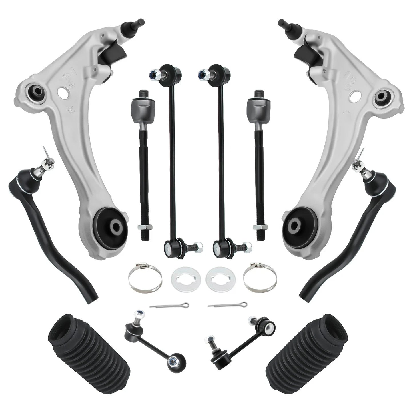 Front Lower Control Arm, Tie Rod & Sway Bar Link for Nissan Maxima (2009–2014)
