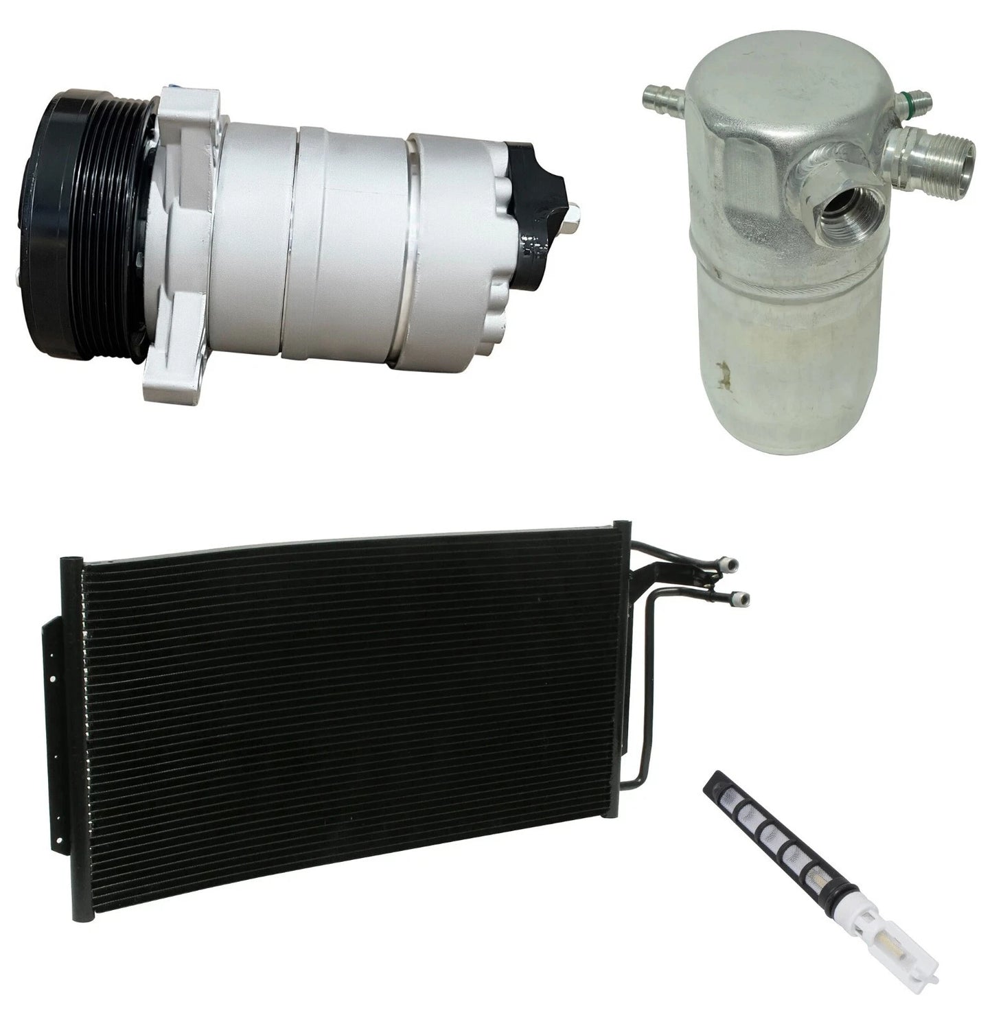 AC Compressor Kit W Condenser for Commercial Chassis 5.7L (1995–1995)