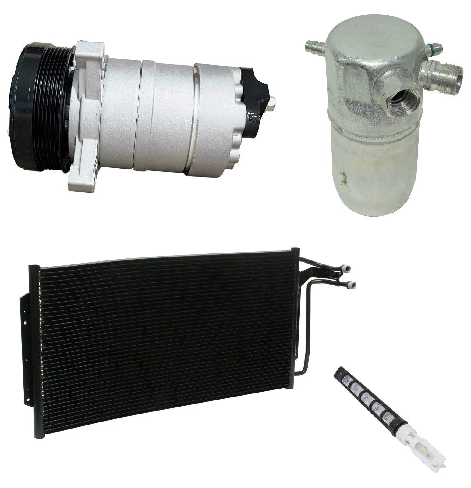 AC Compressor Kit W Condenser for Commercial Chassis 5.7L (1995–1995)
