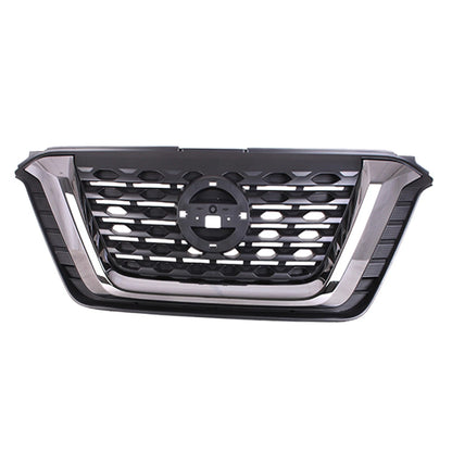 Front Grille Replacement Black Smoked Chrome ABS Plastic for Toyota Prado (2010–2020)