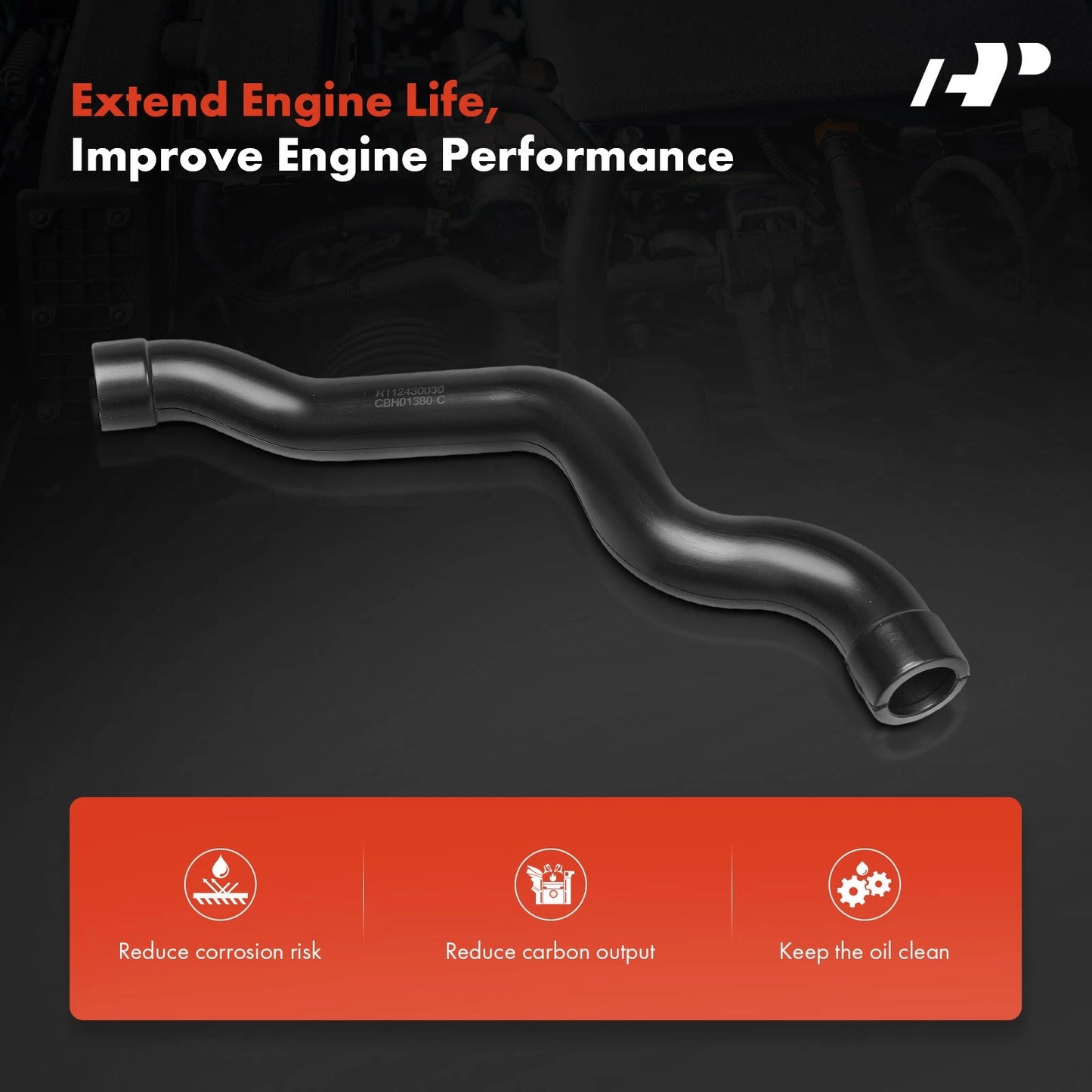 Crankcase Breather Hose for Benz C215 CL500 W220 S350 S430 S500 W463 (2000–2006)
