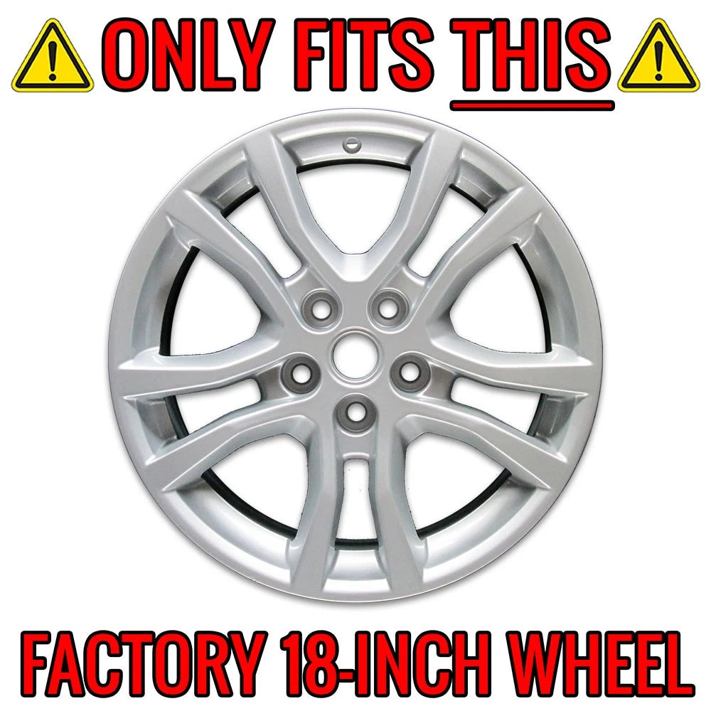 18 Inch Gloss Black Wheel Skins for 2014–2015 Chevrolet Camaro
