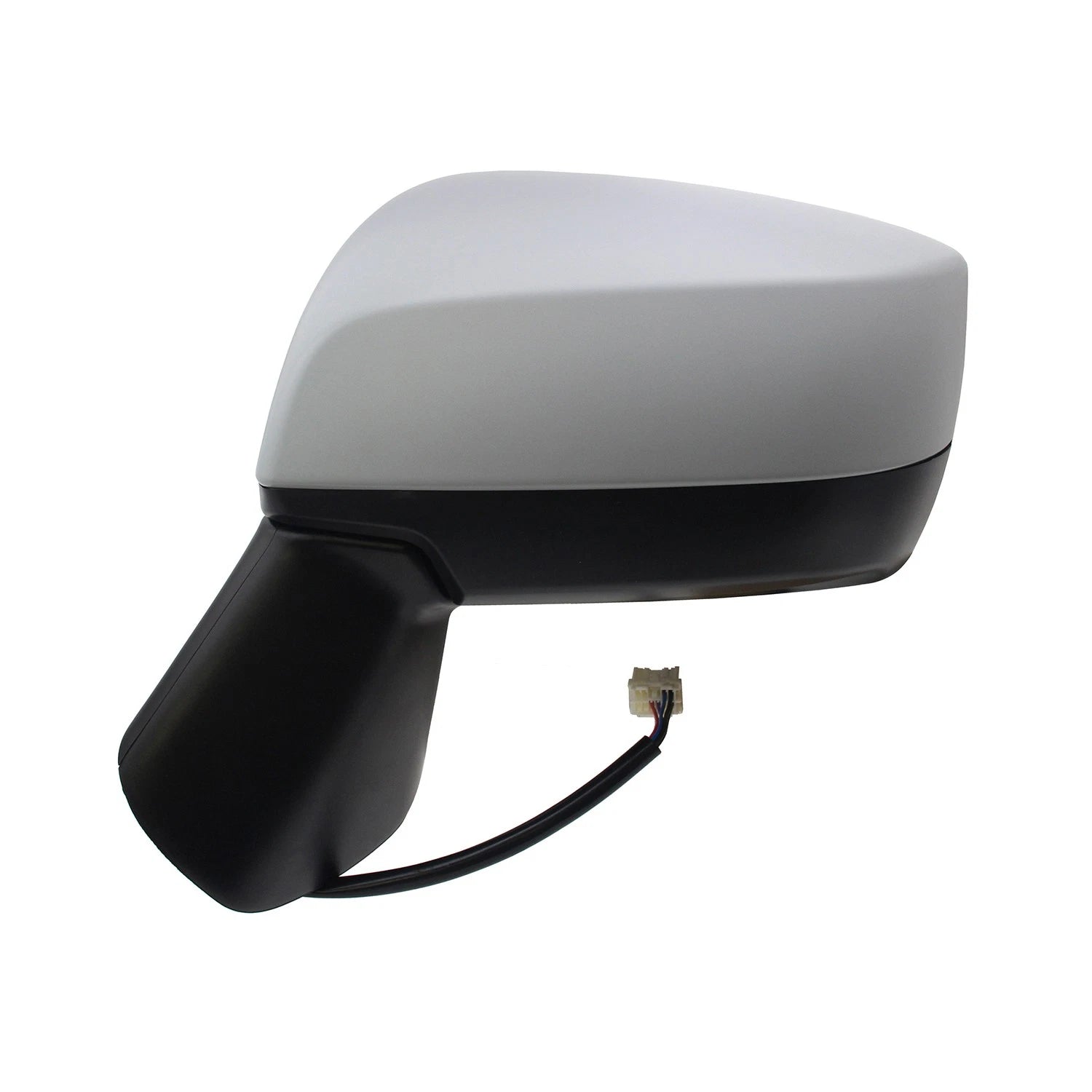 Replacement Ready to Paint Driver Side Door Mirror w/o Turn Signal