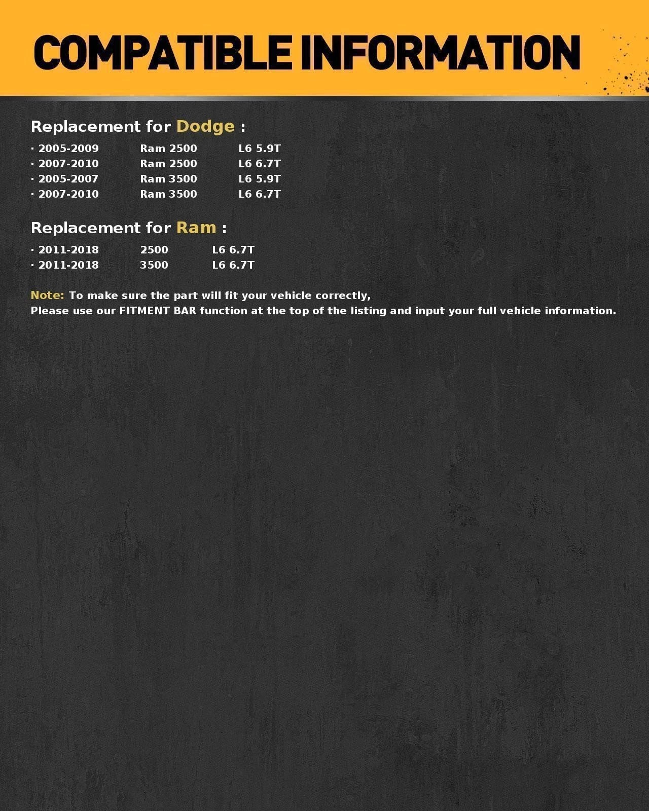 Fuel Lift Pump System for Dodge Ram Cummins Diesel (2005–2018)
