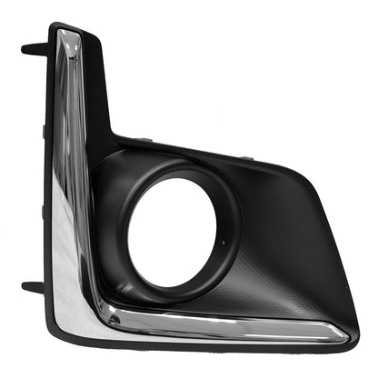 Replacement Black Chrome Front Passenger Side Fog Light Bezel