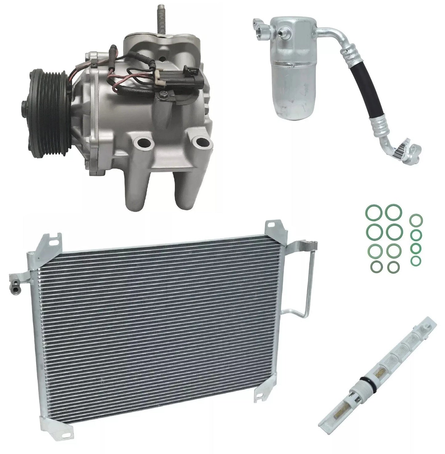 AC Compressor Kit With Condenser for GMC Envoy 4.2L (2002–2009)