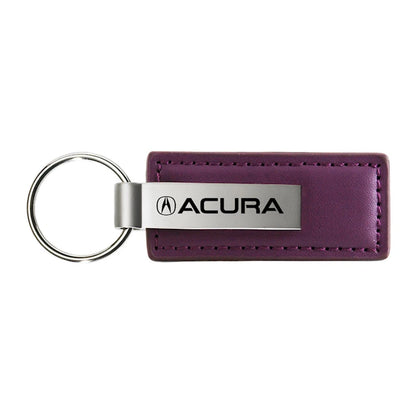 Purple Leather Keychain KC1544.ACU - Officially Licensed for Acura