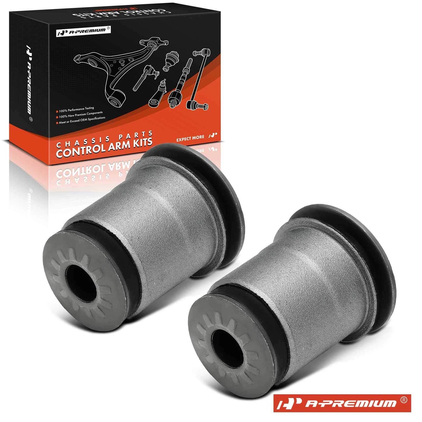 2X Front Lower Inner Rearward Control Arm Bushing for Chevy GMC