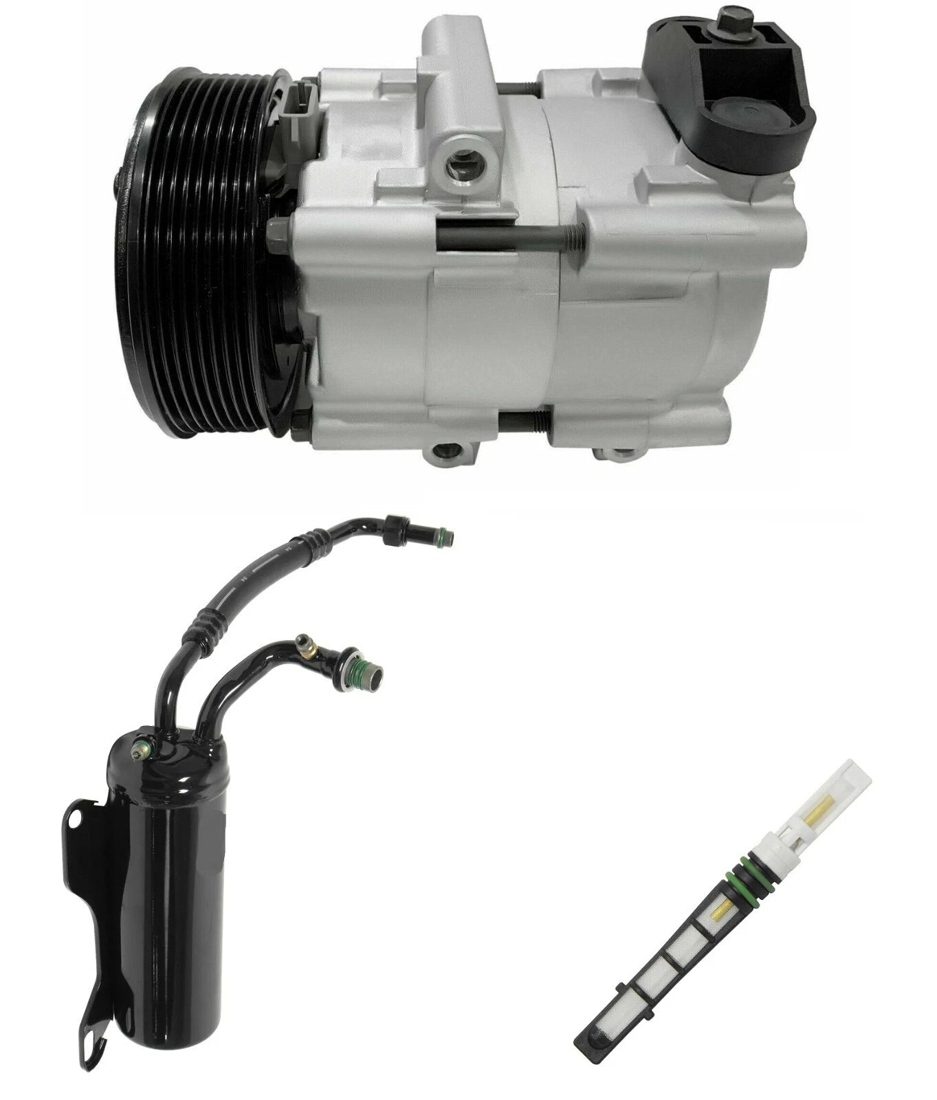 AC Compressor Kit Replacement for Ford E-450 Super Duty 6.8L (2007)
