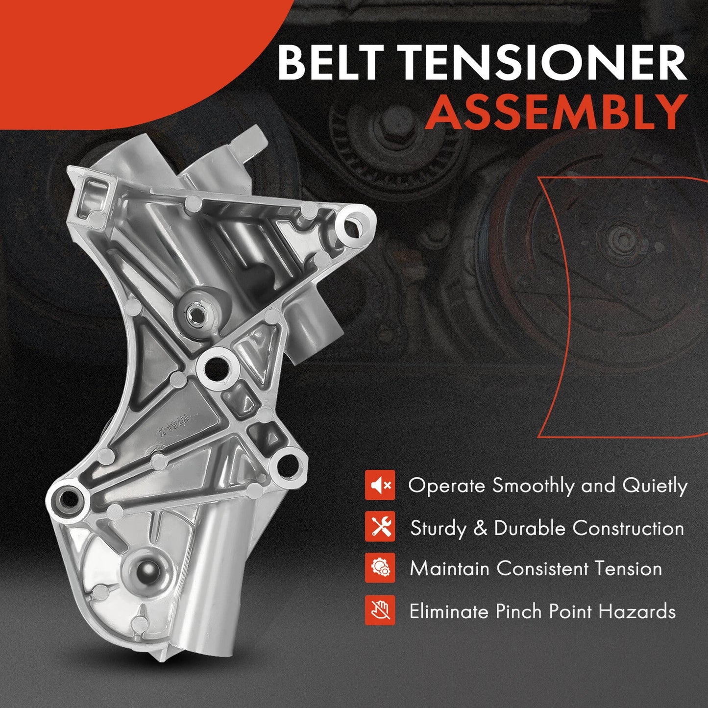 Belt Tensioner with Pulley for Chevrolet Impala Buick LaCrosse Regal (2000–2016)