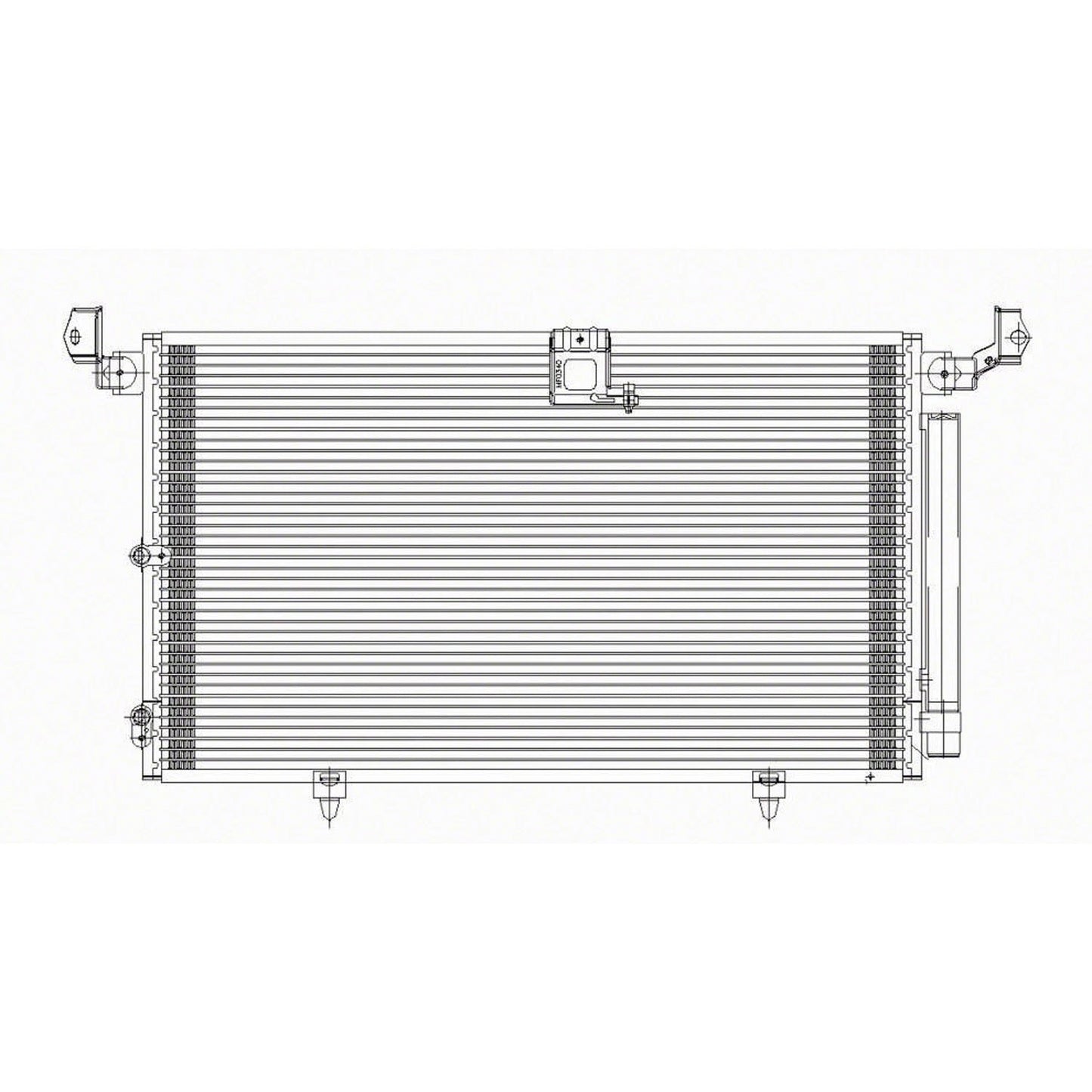 Replacement A/C Condenser w/Receiver Drier For 1999-2003 Lexus RX300