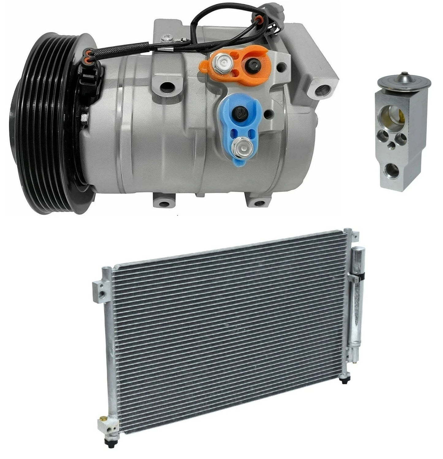 AC Compressor Kit With Condenser for Honda Accord 3.0L (2003–2004)