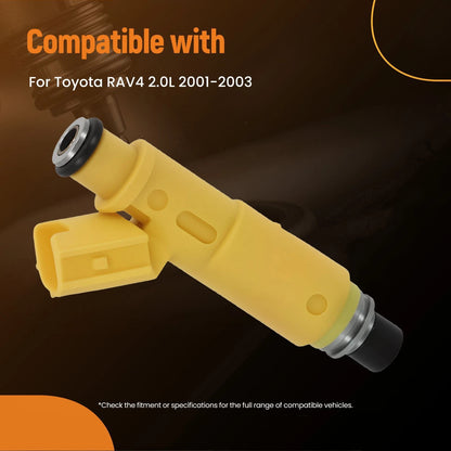 4pcs Fuel Injectors Kit for Toyota RAV4 2.0L (2001–2003) 23209-28050