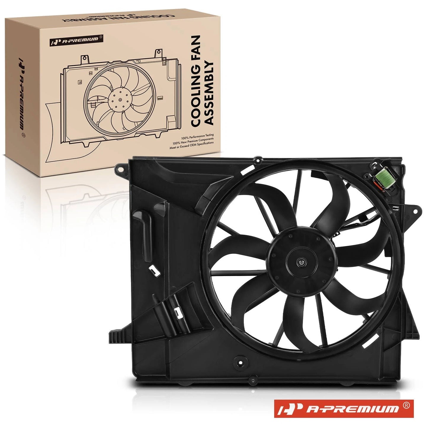 Cooling Fan Assembly with Shroud for Buick Encore (2016–2019)