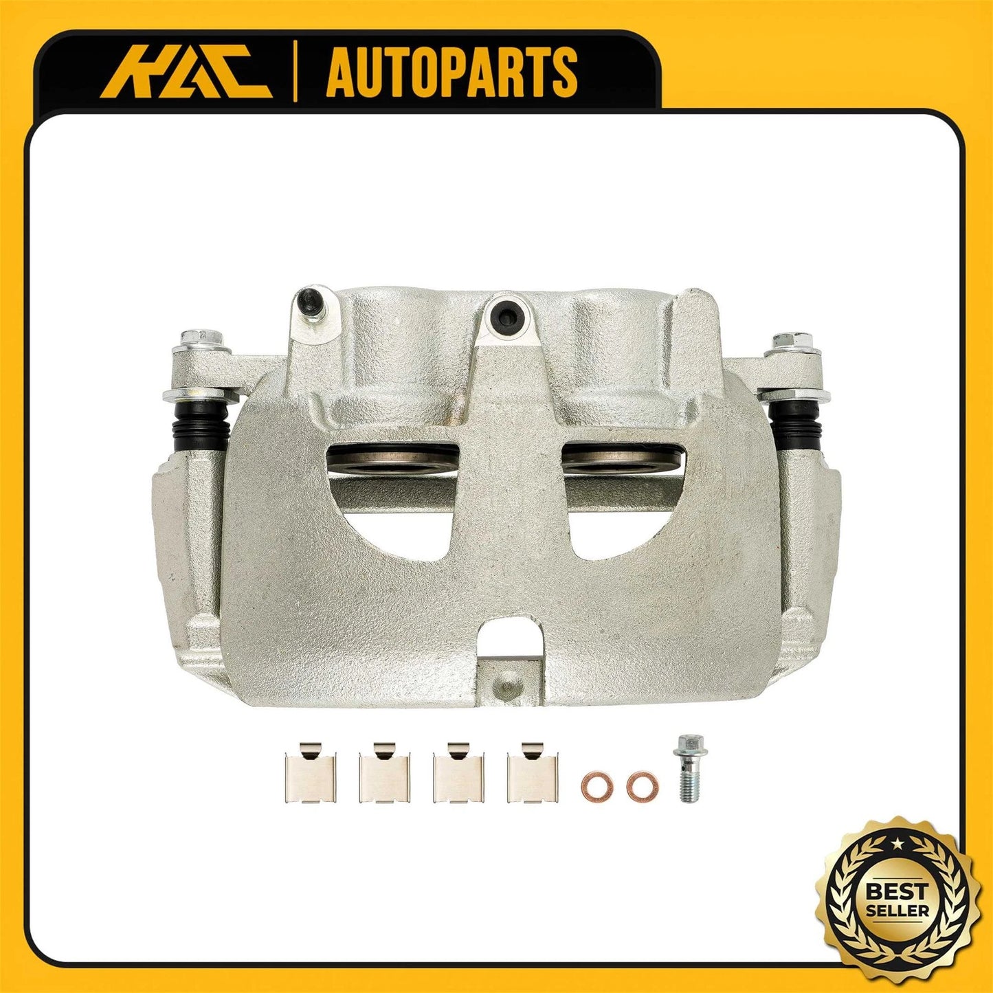 Front Driver Left Brake Caliper w/ Bracket for Dodge Ram 2500 3500 (2009–2018)